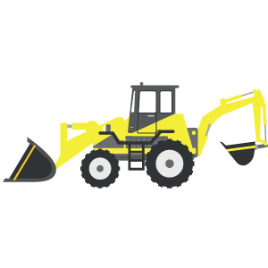 Loader backhoes